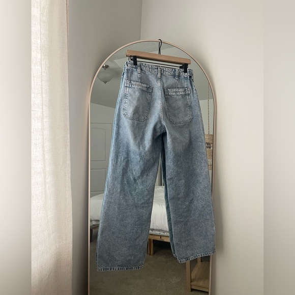 Free People We The Free Palmer Cuffed Jeans - Picture 7 of 8